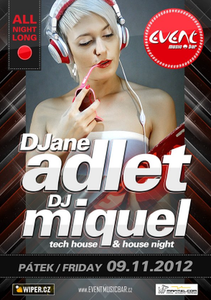 DJane ADLET + DJ Miquel